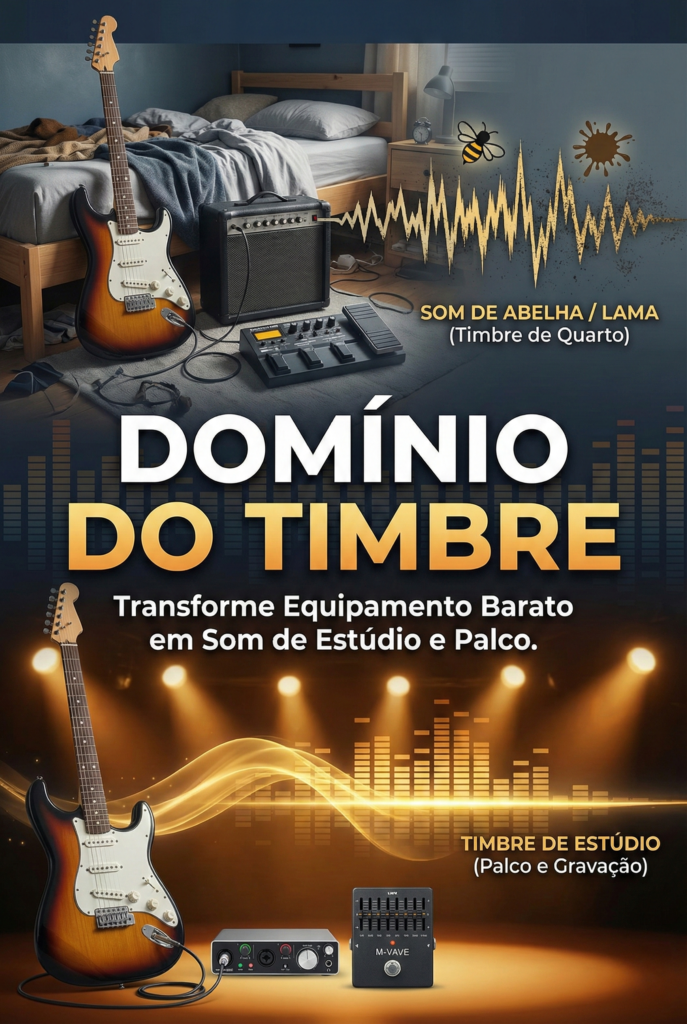 Capa do e-book Domínio do Timbre, de Rafael Santos.